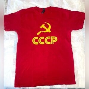 Men’s T-shirt with СССР print on it